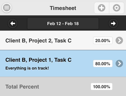 Pacific Timesheet Mobile Percent Allocation Timesheet Primer